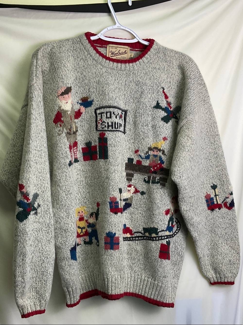Woolrich Vintage Santa’s Toy Shop - Gray Heather